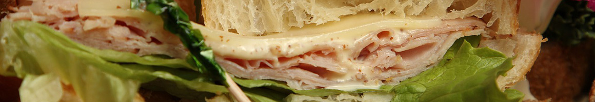 Eating Barbeque Deli Sandwich at Kinder's restaurant in Walnut Creek, CA.